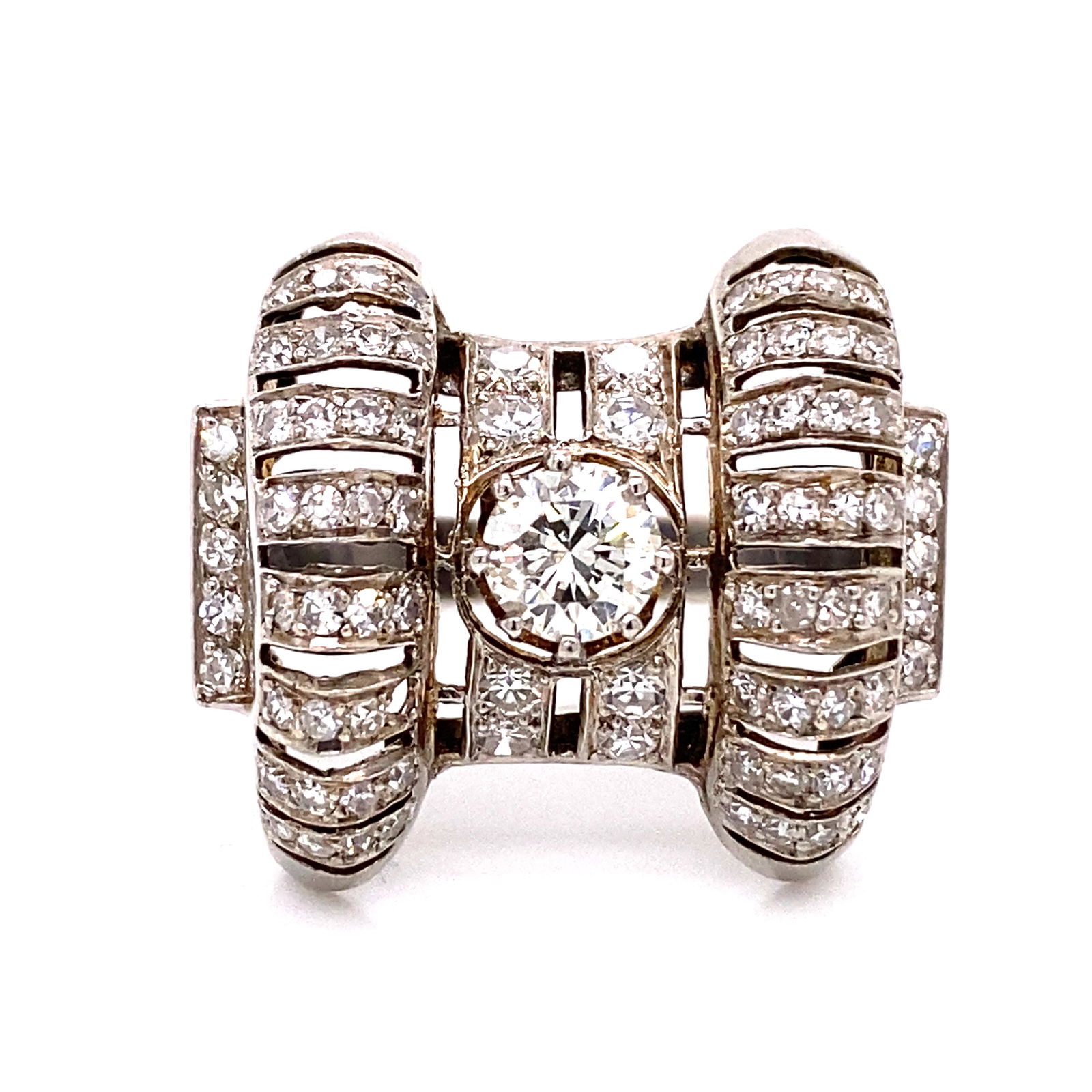 Platinum Diamond Retro Ring (1 of 3)