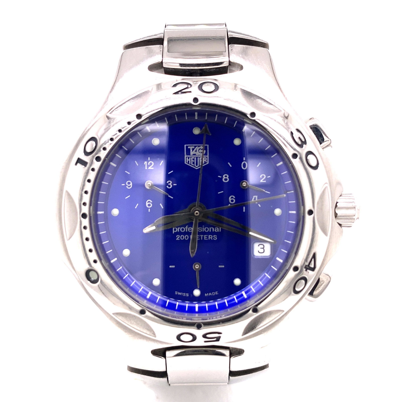 TAG HEUER Stainless Steel Professional Watch : TAG HEUER Stainless Steel Professional Watch 40mm