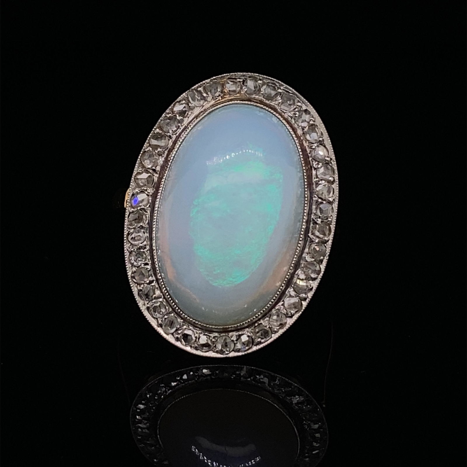18k 1920’s Rosetta Opal Ring (1 of 3)
