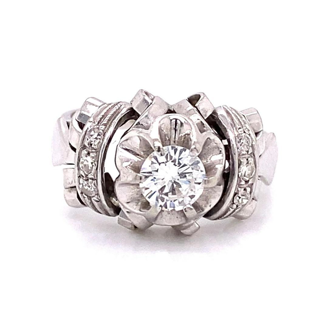 1940’s 18k Diamond Engagement Ring (1 of 1)