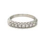14k Half Eternity Diamond Ring