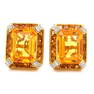 18k Citrine Earrings