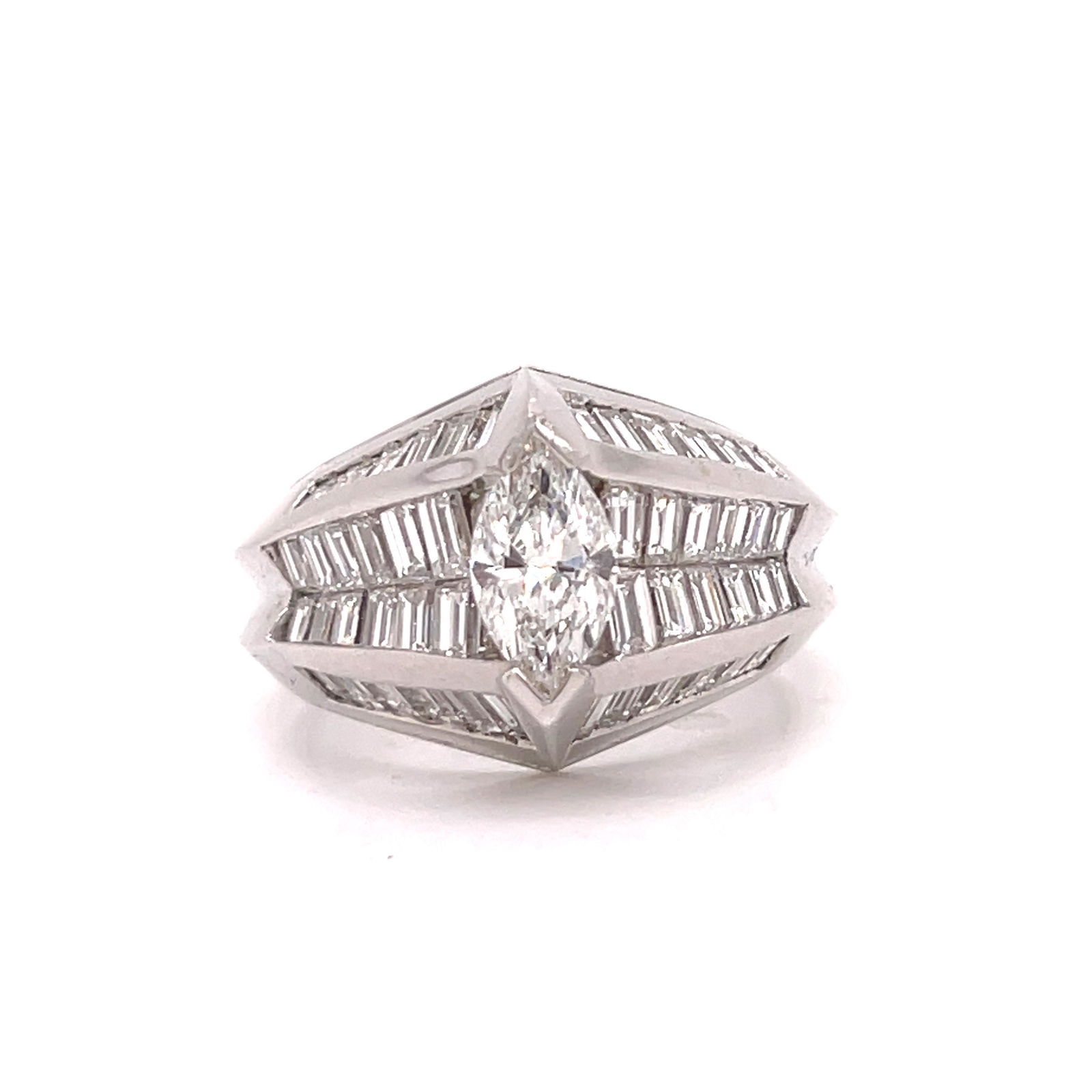 BE MINE 18k Marquise Diamond RIng (1 of 1)