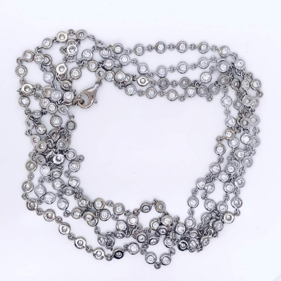 18k Diamonds by the Yard Necklace (1 of 1)