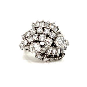 Art Deco Platinum Diamond Ring&#160;