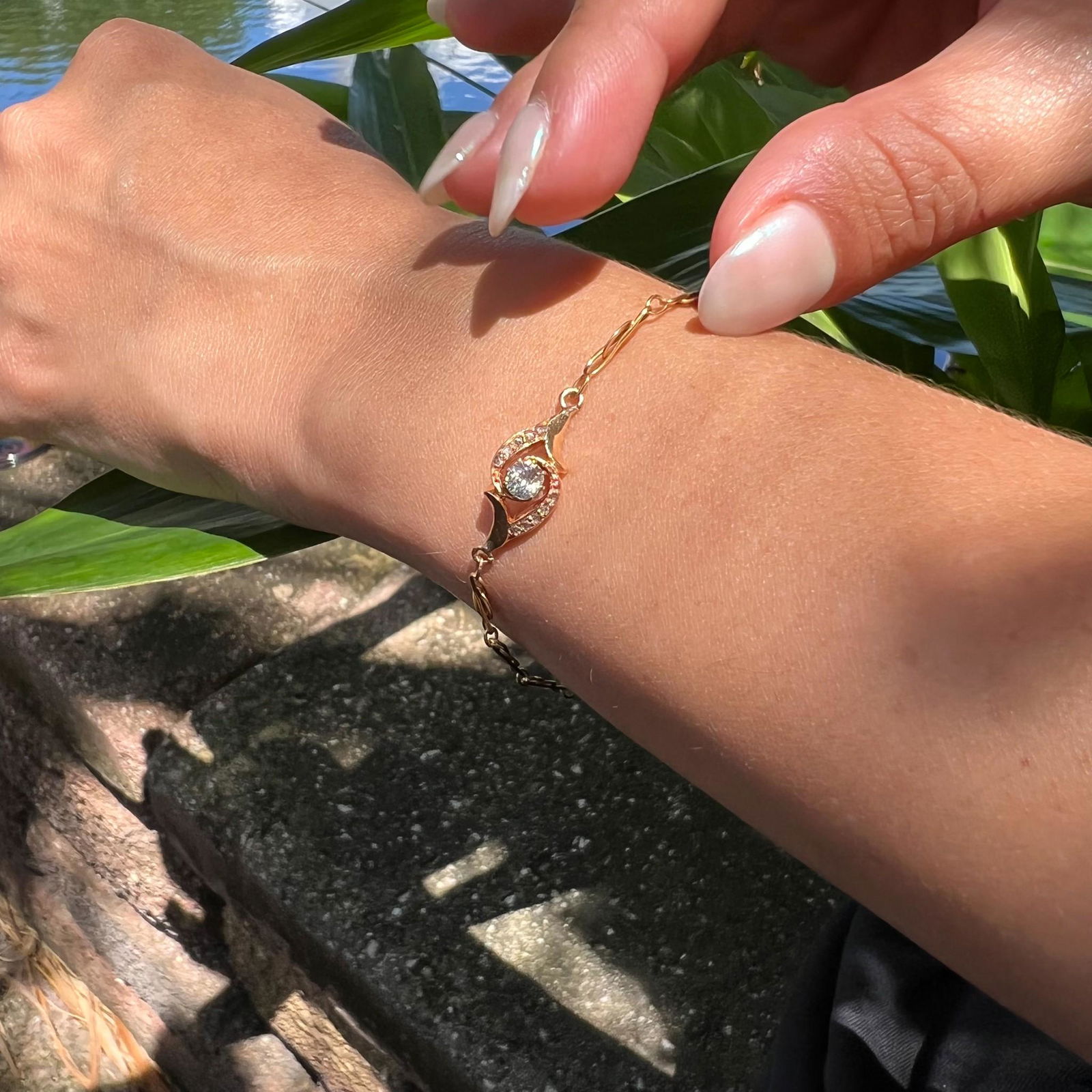 18k Late Victorian Diamond Bracelet (1 of 1)