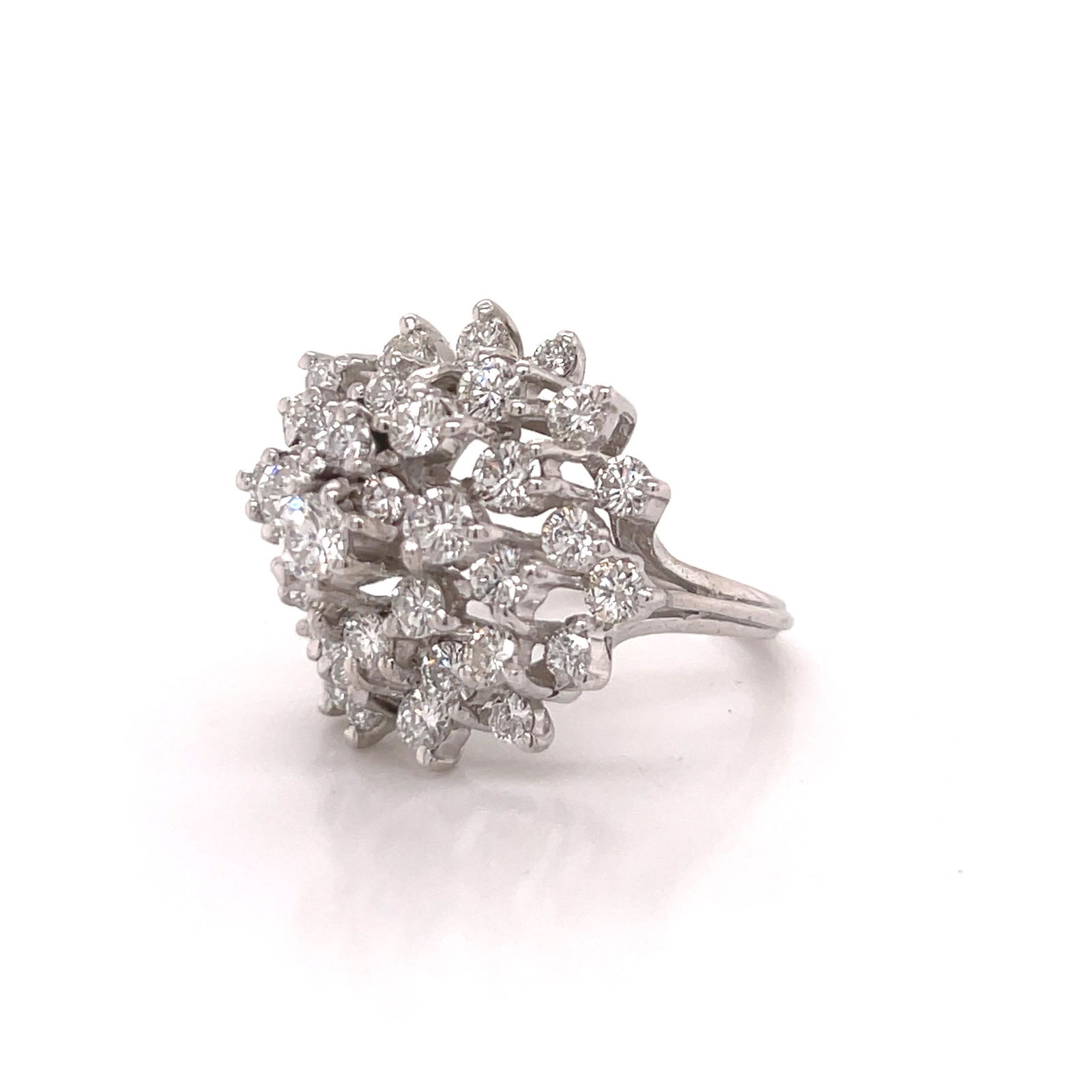 14k Art Deco Diamond Dome Ring (1 of 4)