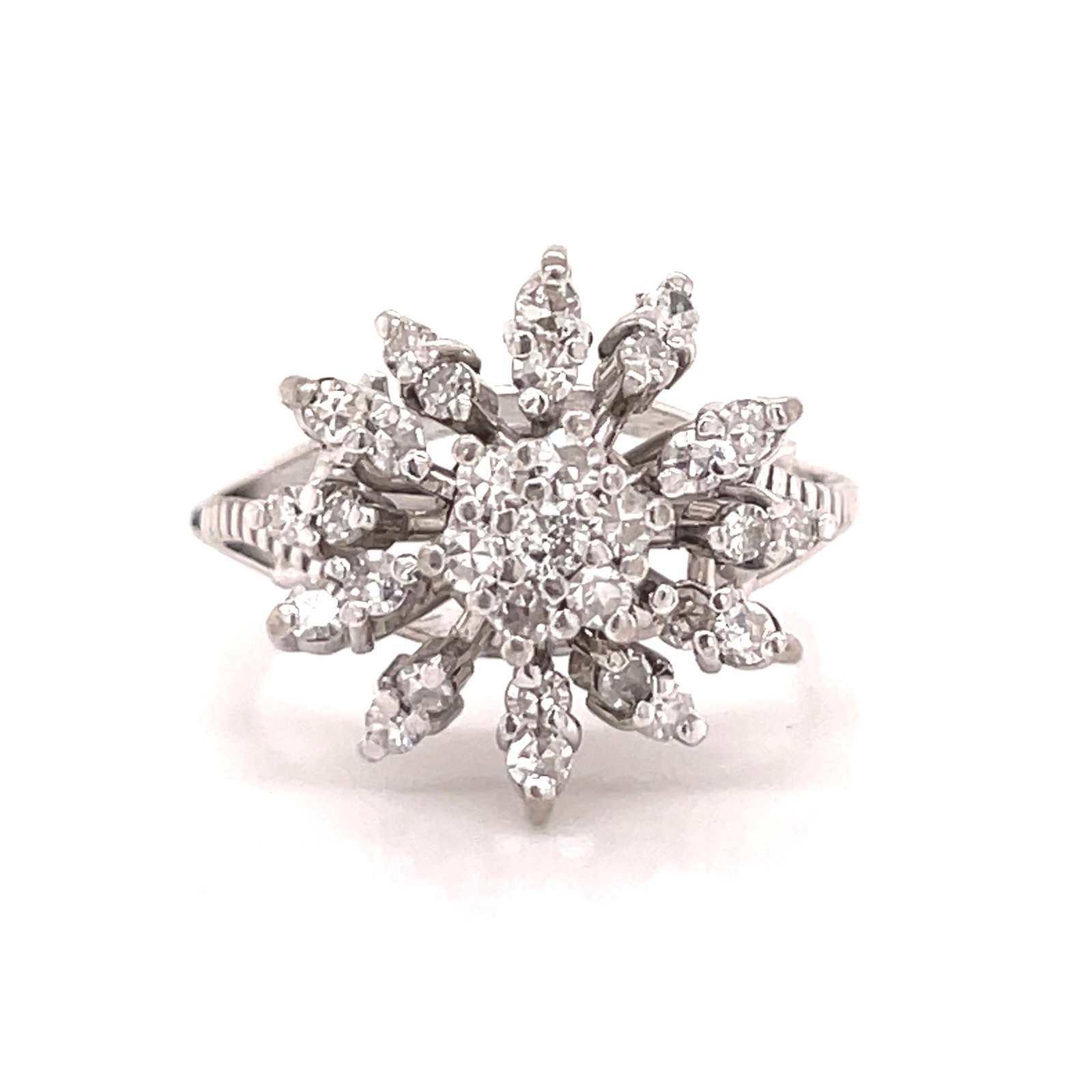 14k Art Deco Diamond Ring (1 of 3)