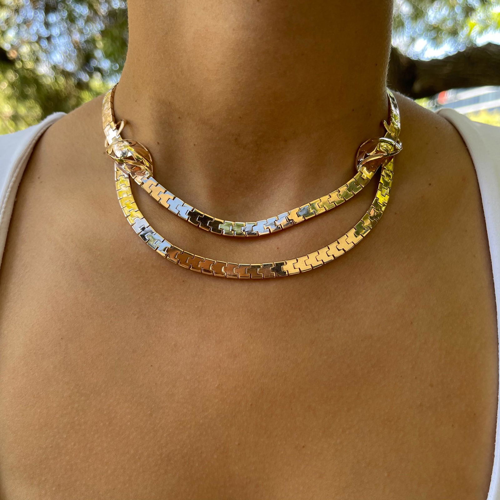 18k Retro Necklace (1 of 1)