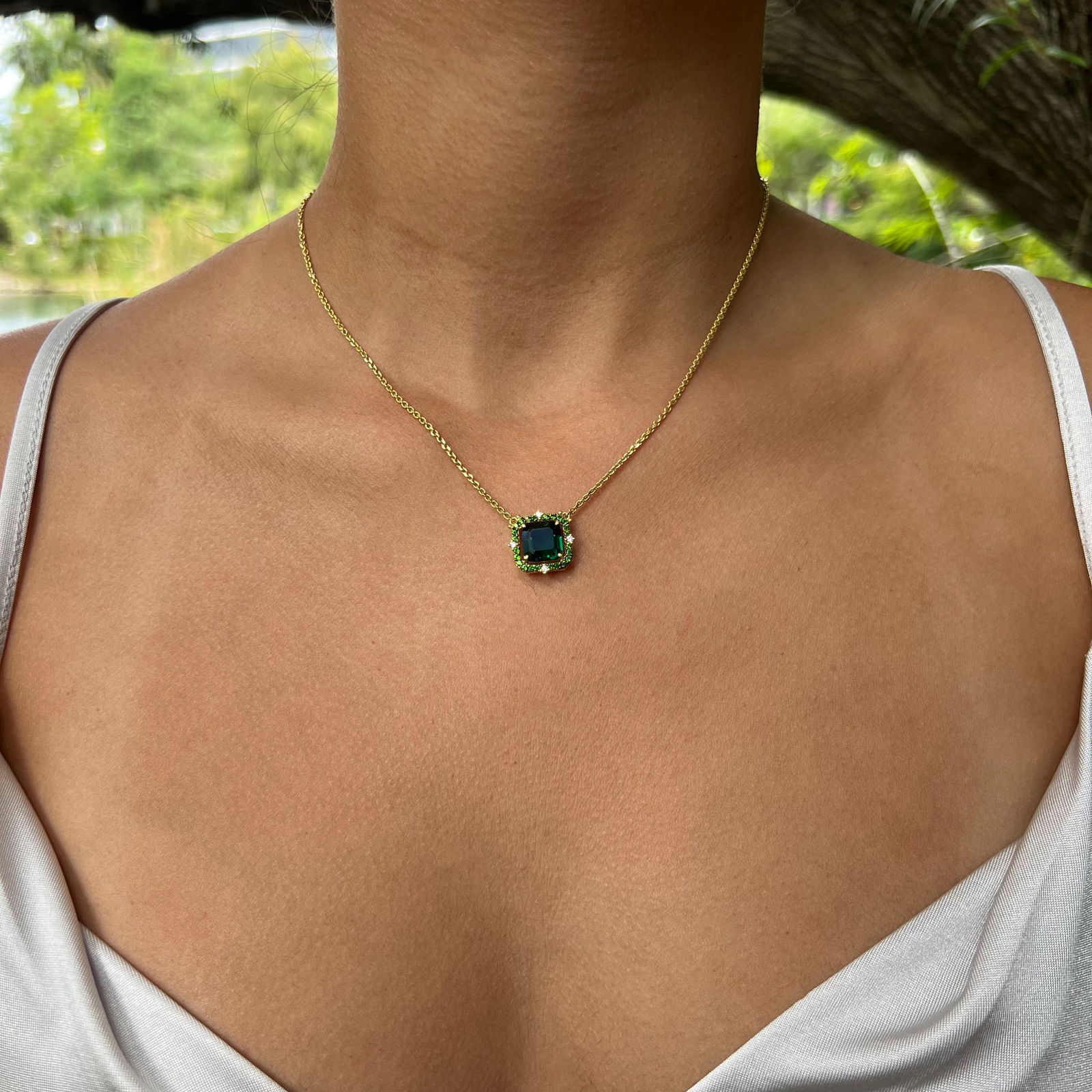 JUDITH RIPKA 18k Tourmaline Pendant (1 of 3)