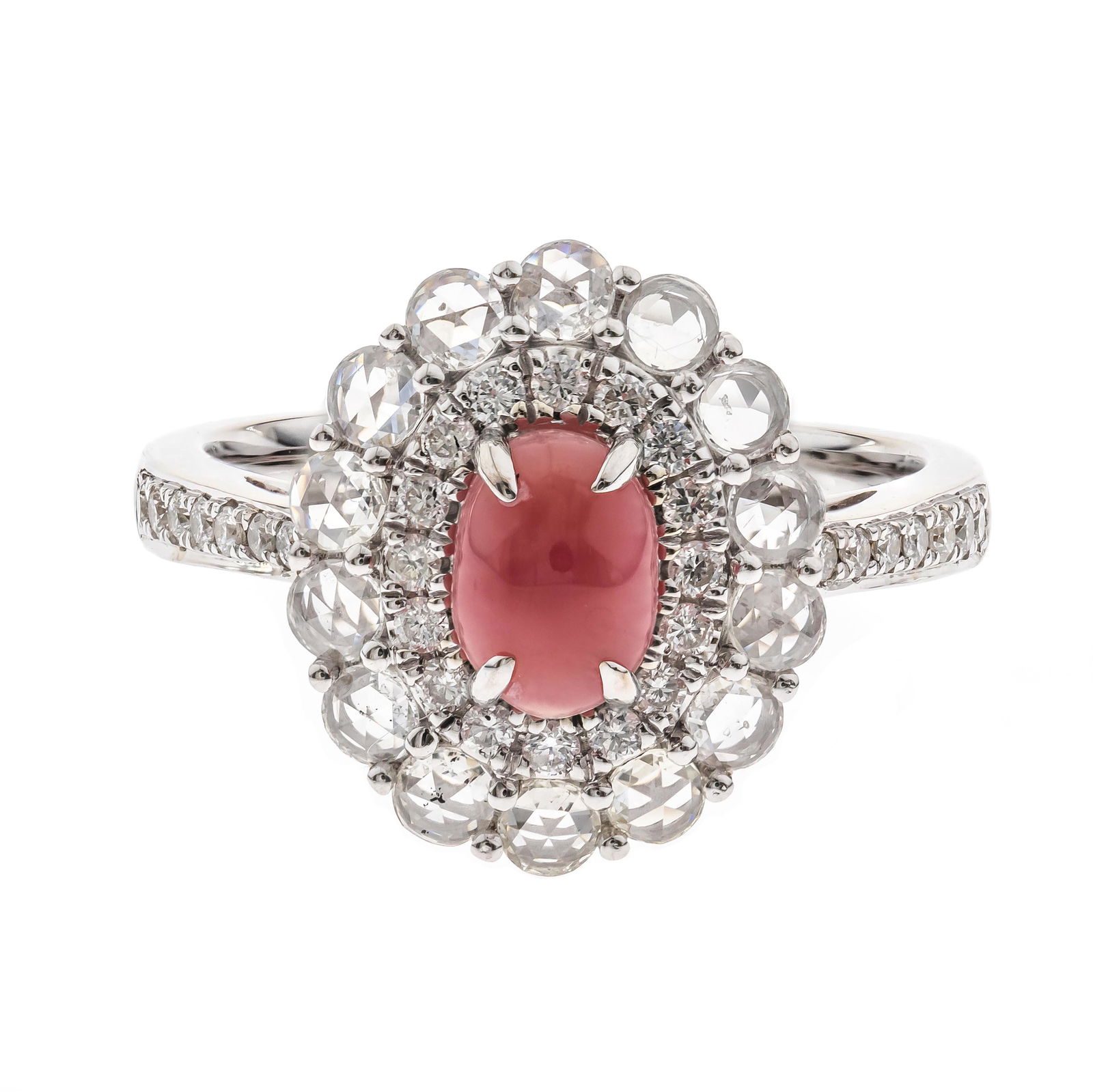 14k Conch Pearl Diamond Ring  (1 of 2)