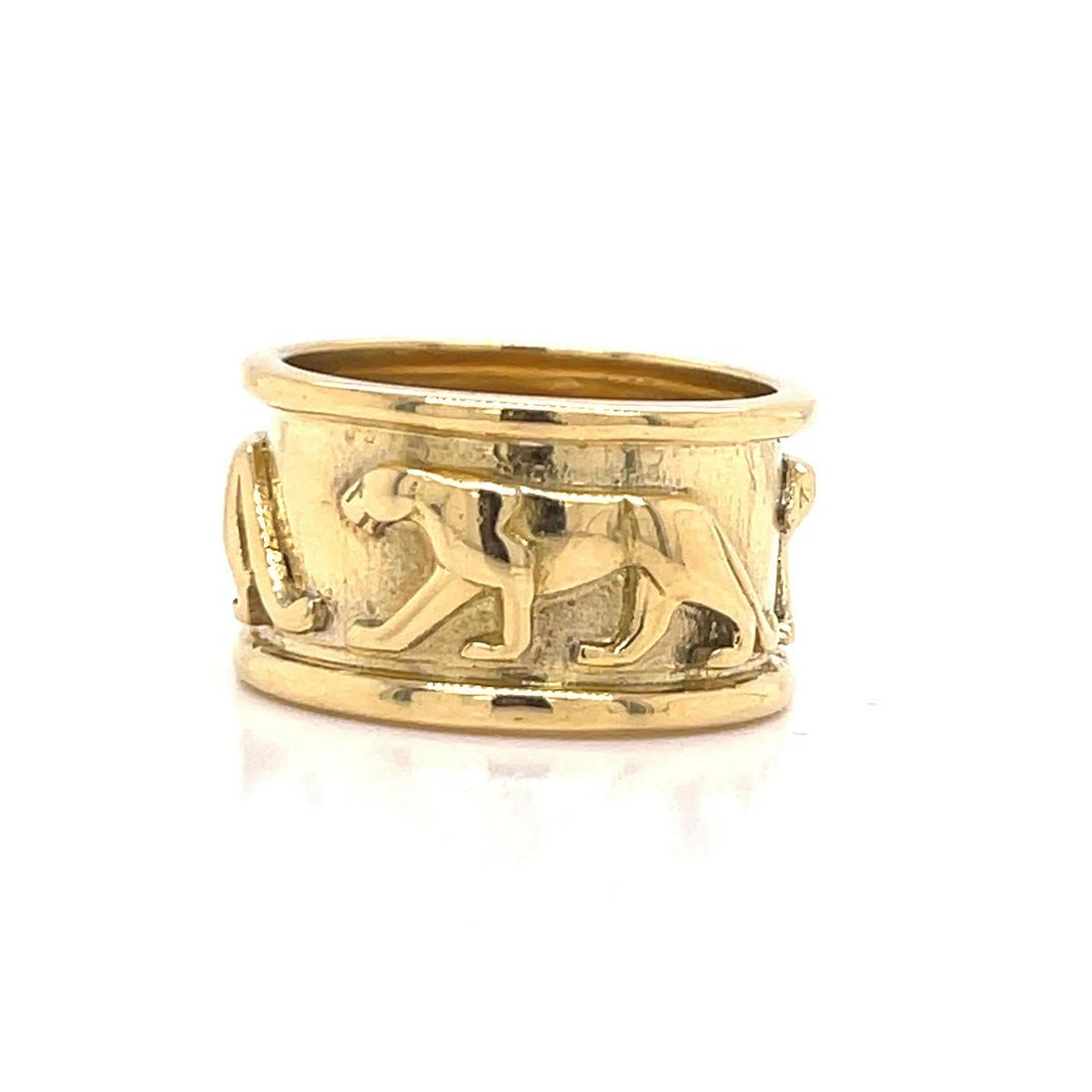 18k Cartier Style Panther Ring (1 of 2)