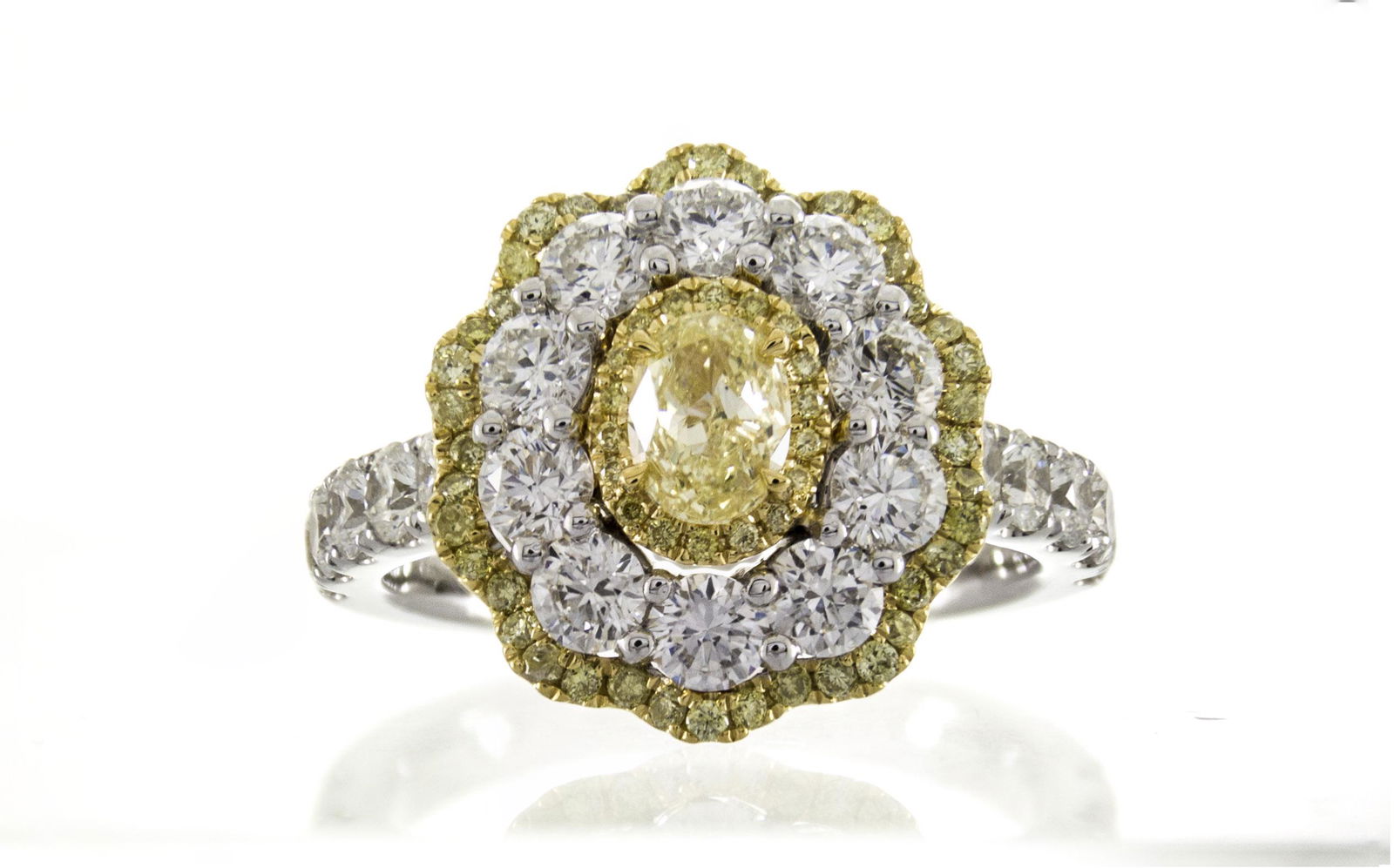 18k Fancy Yellow Diamond Ring (1 of 1)