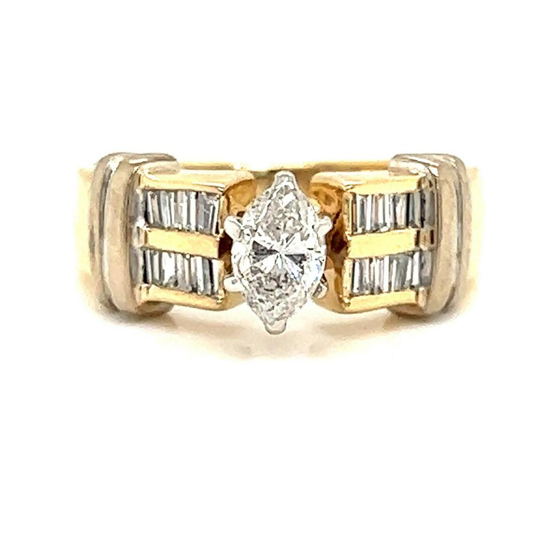 14k Diamond Engagement Ring (1 of 2)