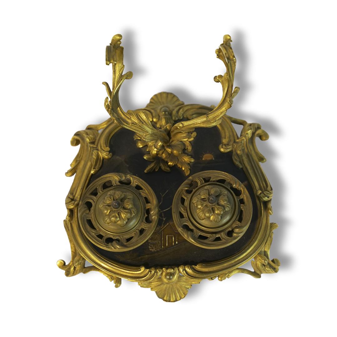 A fine French XIX Century ormolu mounted laquer (1 of 5)