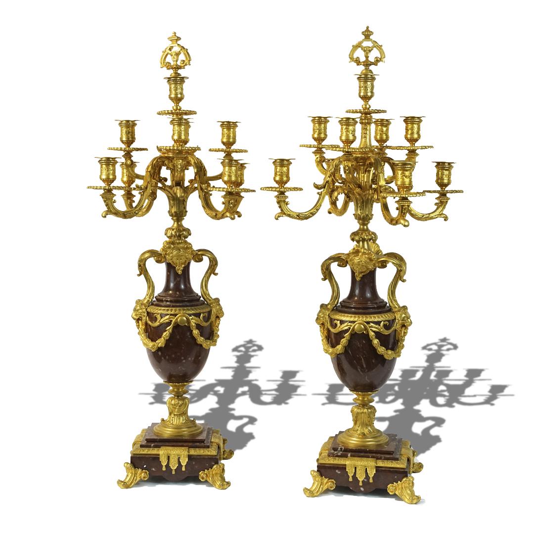 A pair of big XIX century French ormolu (1 of 1)
