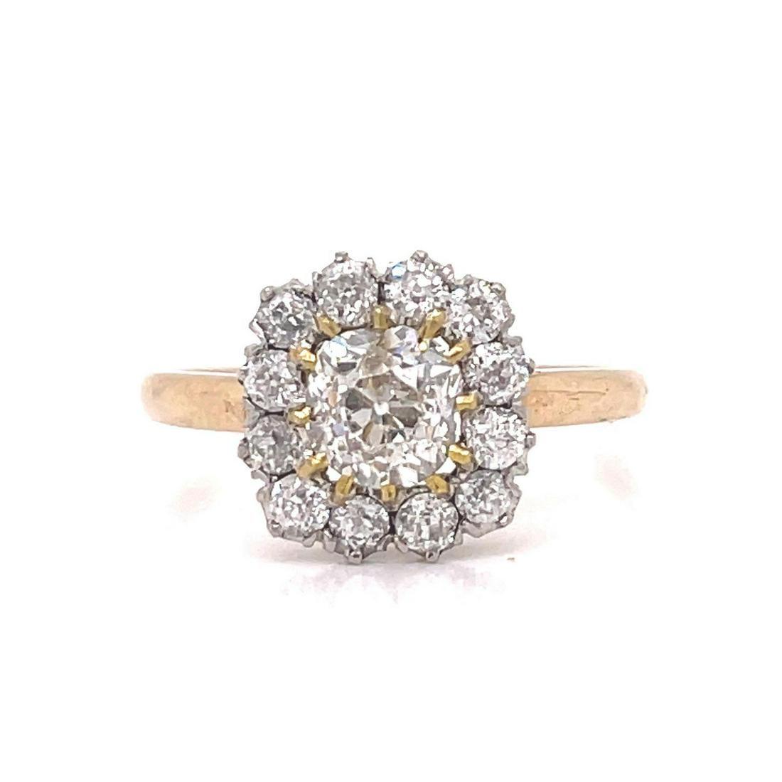 Edwardian 18k European Diamond Ring (1 of 2)