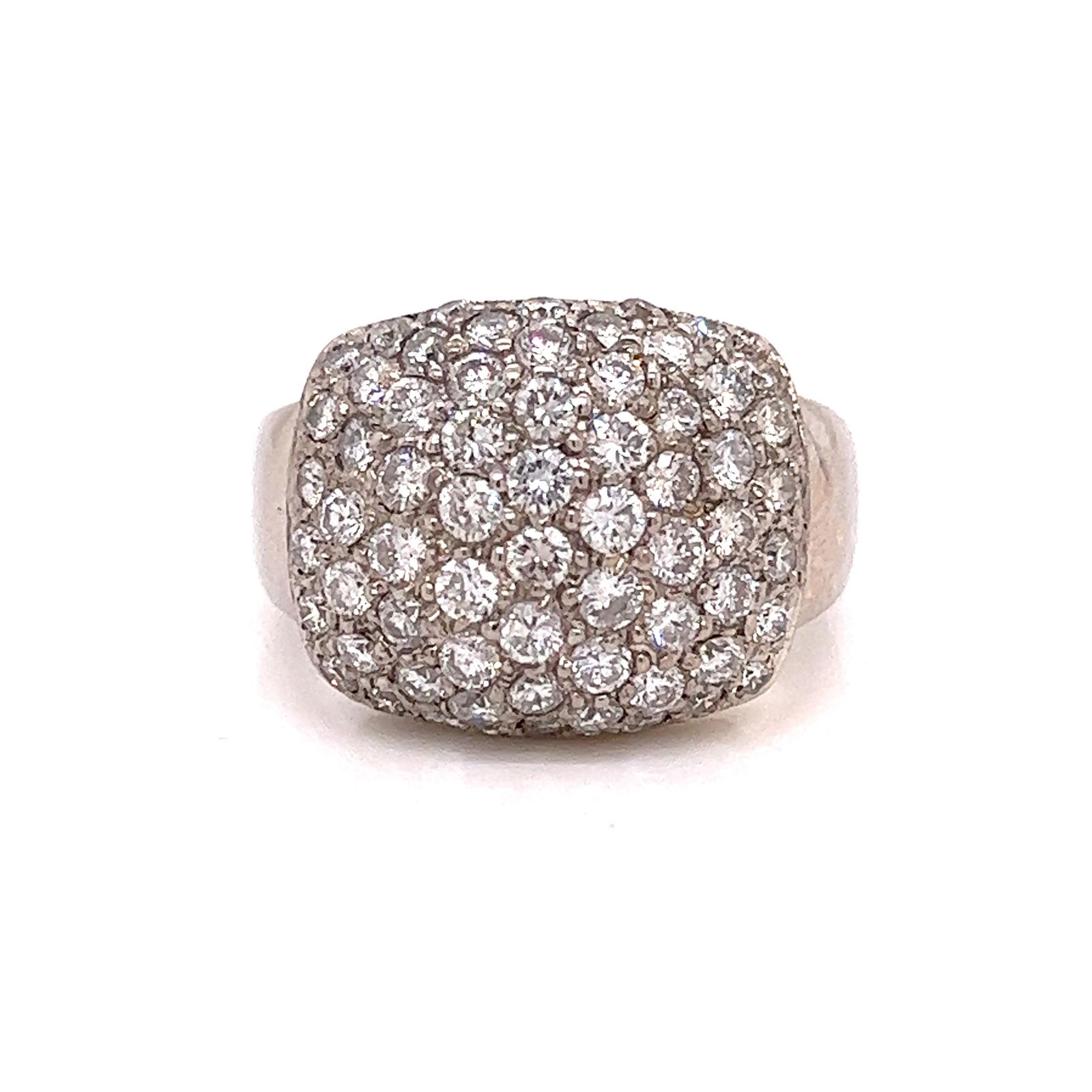18k Pave Diamond Ring  (1 of 2)