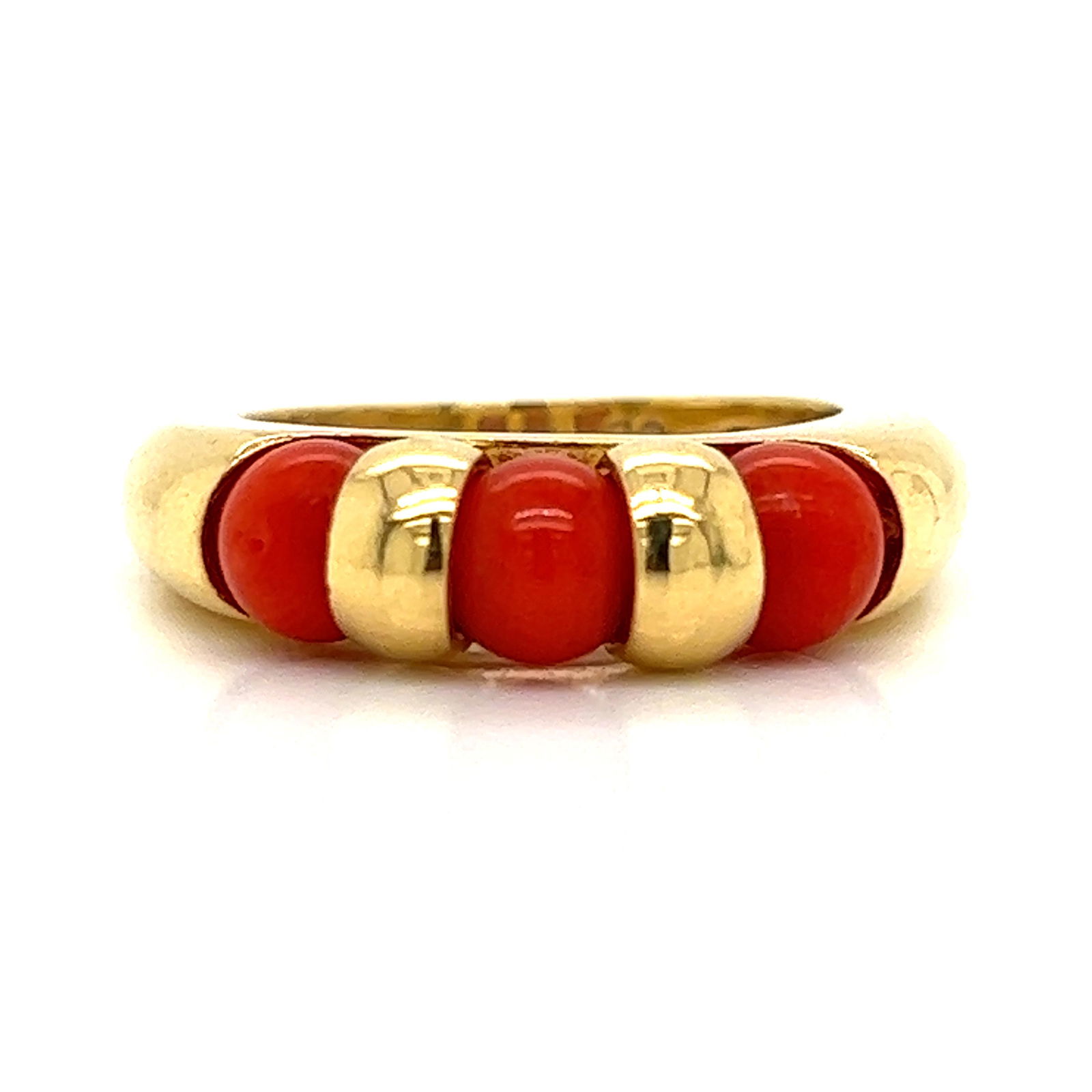 18k Coral Ring (1 of 2)