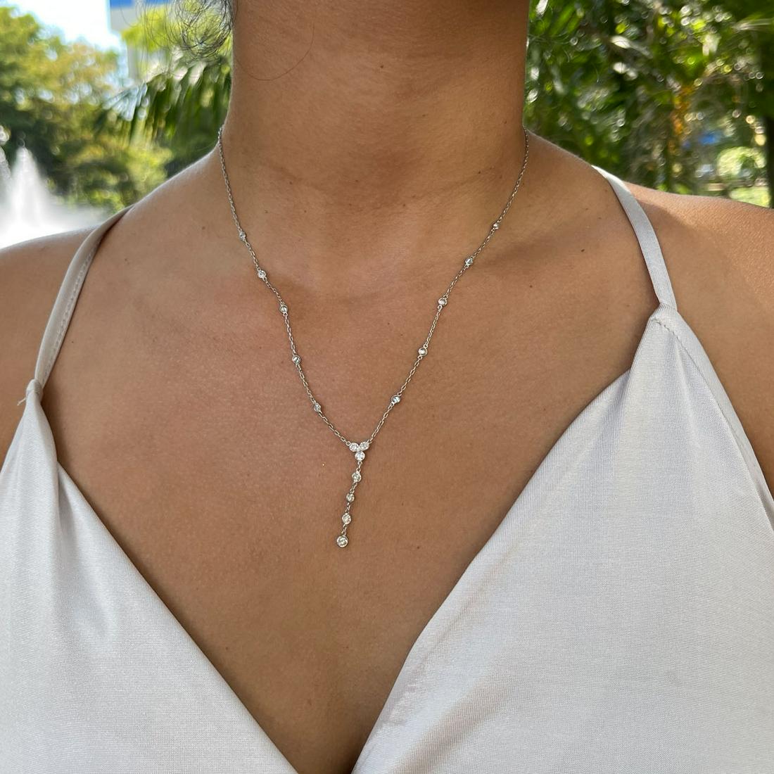 Platinum Diamond Necklace  (1 of 1)