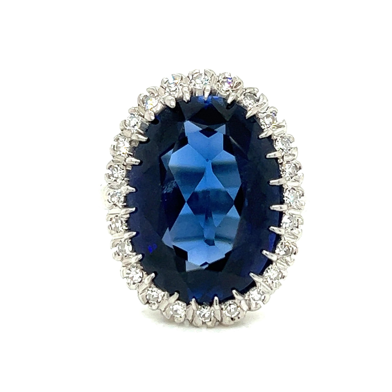 14k Diamond Sapphire Ring (1 of 2)