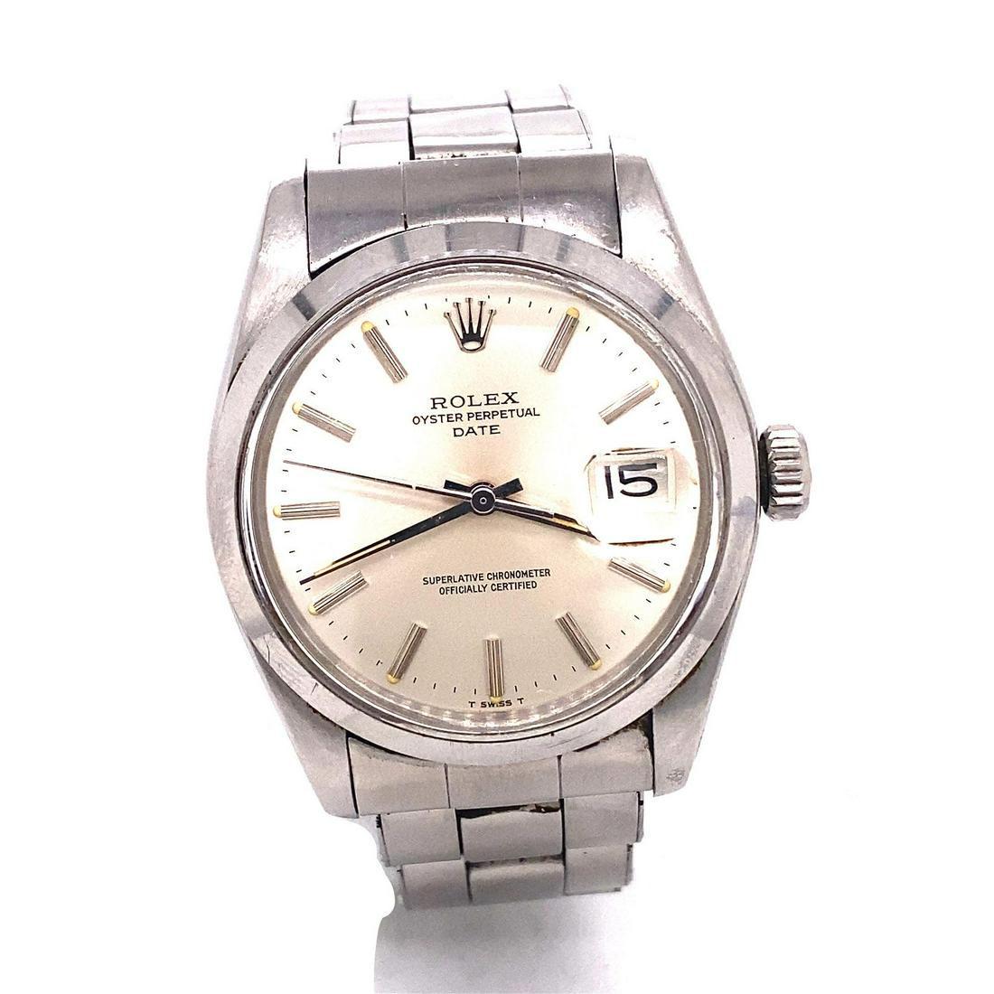 ROLEX Stainless Steel Date Watch (1 of 2)