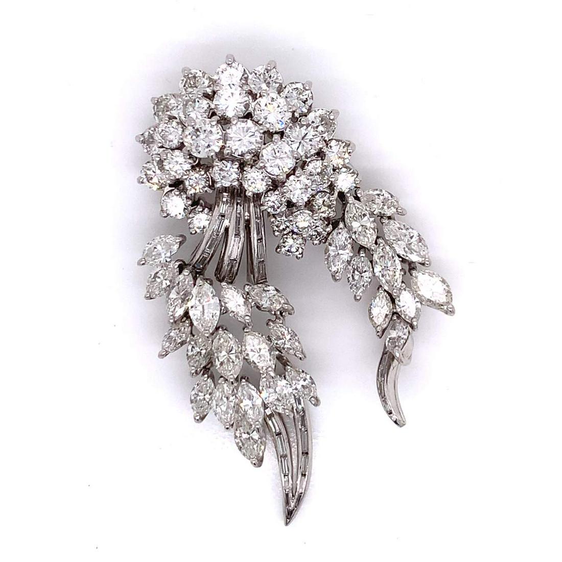 Art Deco Diamond Pin (1 of 2)