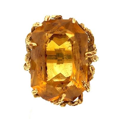 Avant Garde 18k Citrine Ring  (1 of 2)