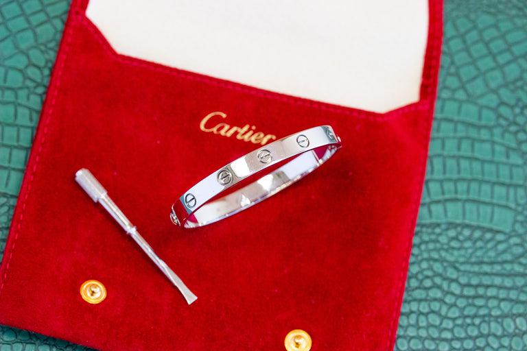 18k Vintage Cartier Love Bracelet Auction
