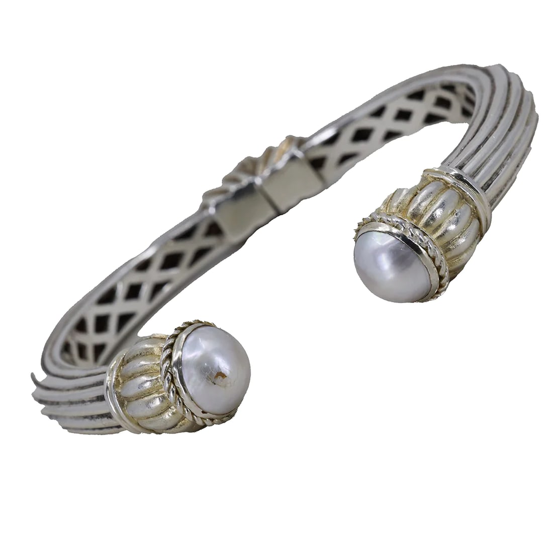 Yurman Sterling Silver Bangle (1 of 1)