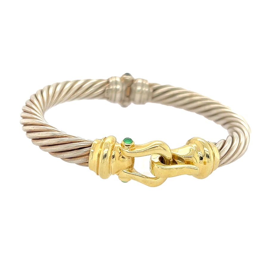 David Yurman 18k & Sterling Bangle (1 of 3)