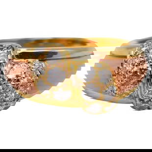Van Cleef & Arpels Vintage Coral Diamond Gold Ring: A gorgeous vintage ring by Van Cleef & Arpels. Made of 18k gold, coral and diamond. Diamonds are round brilliant cut, total carat weight is 0.36 points. Stamped with VCA maker's mark, French marks and