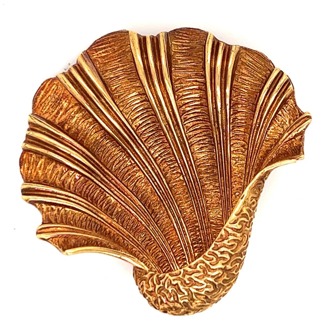 TIFFANY & CO. 18K Shell Brooch (1 of 3)