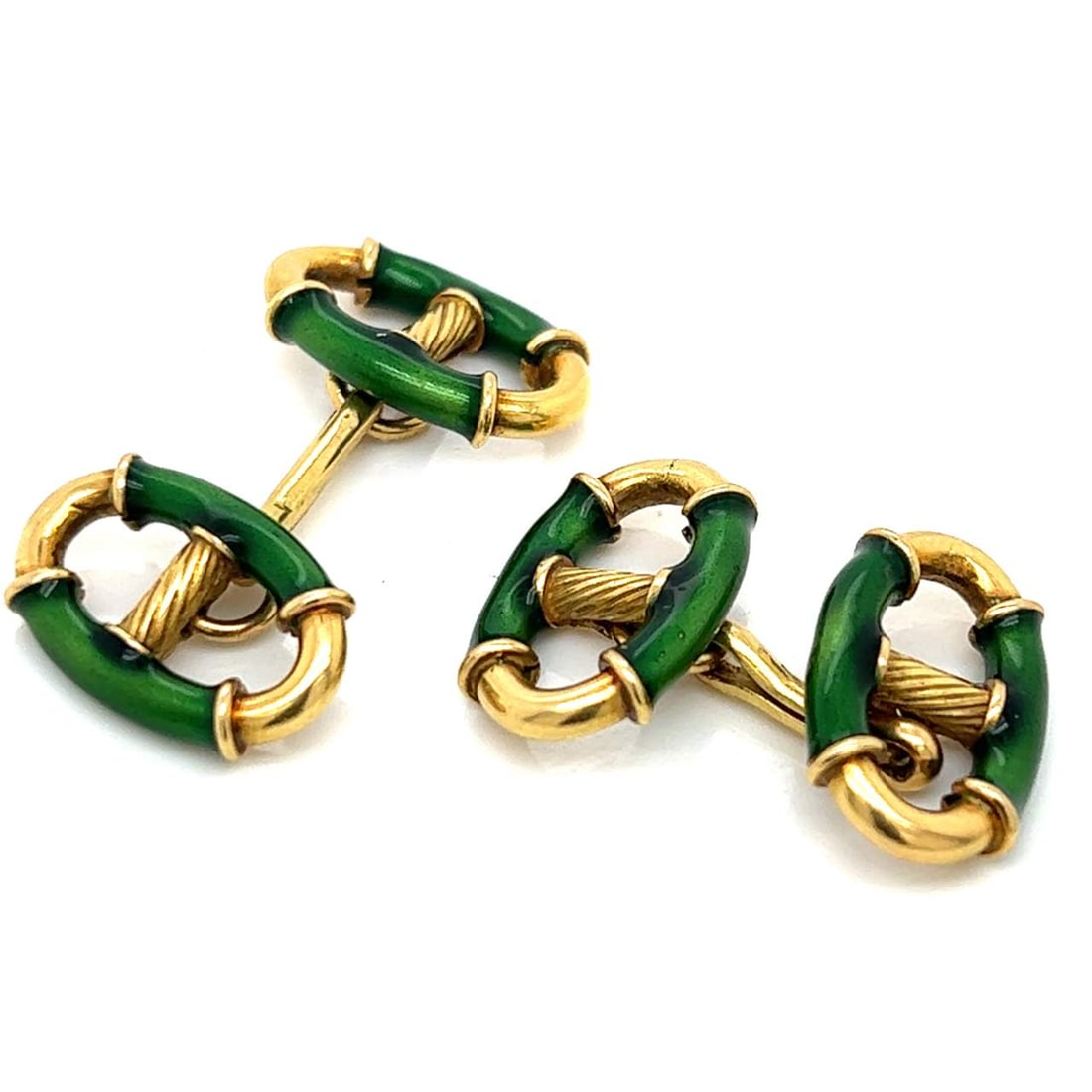 18K Yellow Gold Cufflinks (1 of 3)