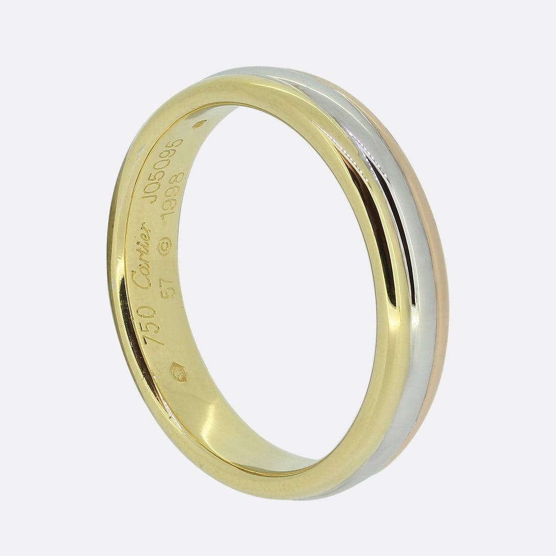 Cartier Vendome Louis Cartier Wedding Ring P 1/2 (57) (1 of 2)