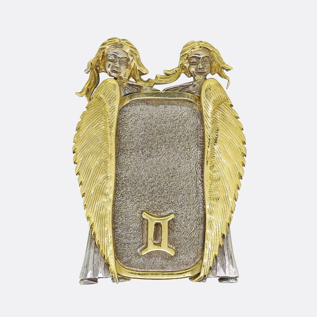 Charles De Temple 1980s Gemini Zodiac Pendant (1 of 3)