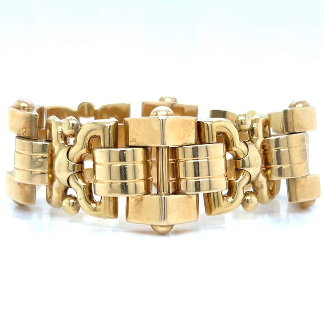 Retro 18K Yellow Gold Bracelet (1 of 2)