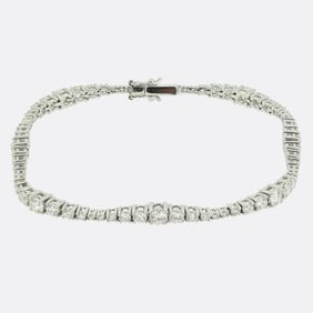 2.50 Carat Diamond Line Bracelet