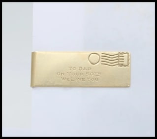 Vintage Tiffany and Co. 14K Yellow Gold Money Clip