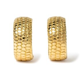 18K YELLOW GOLD EARRINGS