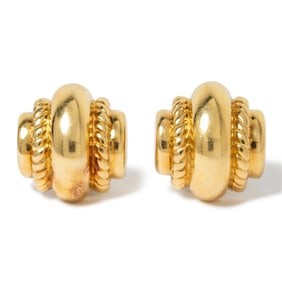 18K YELLOW GOLD EARRINGS
