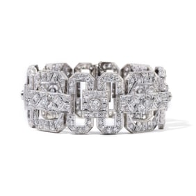 PT900 DIAMOND BRACELET