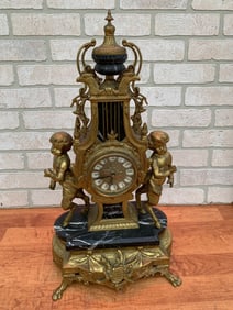Vintage Imperial Brevettato Ornate Franz Hermle Mantel Clock