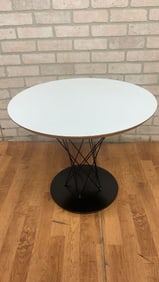 Mid Century Modern Isamu Noguchi White Cyclone Side Table