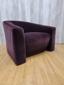 Contemporary Modern Donghia Curved Arm Lounge Chair