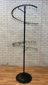 Vintage Floor Standing Spiral Clothing Display Stand