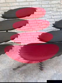 MCM Corona Chair, Model Ej-5 by Poul M. Volther for Erik JÃ¸rgensen Newly Upholstered in