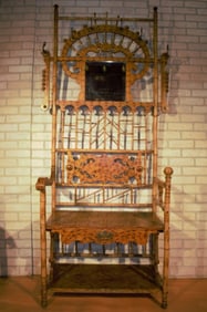 Antique Victorian Bamboo Hall Tree