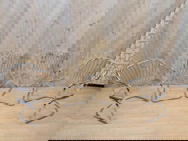 Mid Century Modern Chrome Tubular Mod Cantilever Dining Chairs by Gastone Rinaldi for Rima - Set of