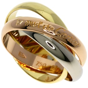 Cartier Trinity #52 Ring, K18 Yellow Gold, K18WG, K18PG, Women's, CARTIER